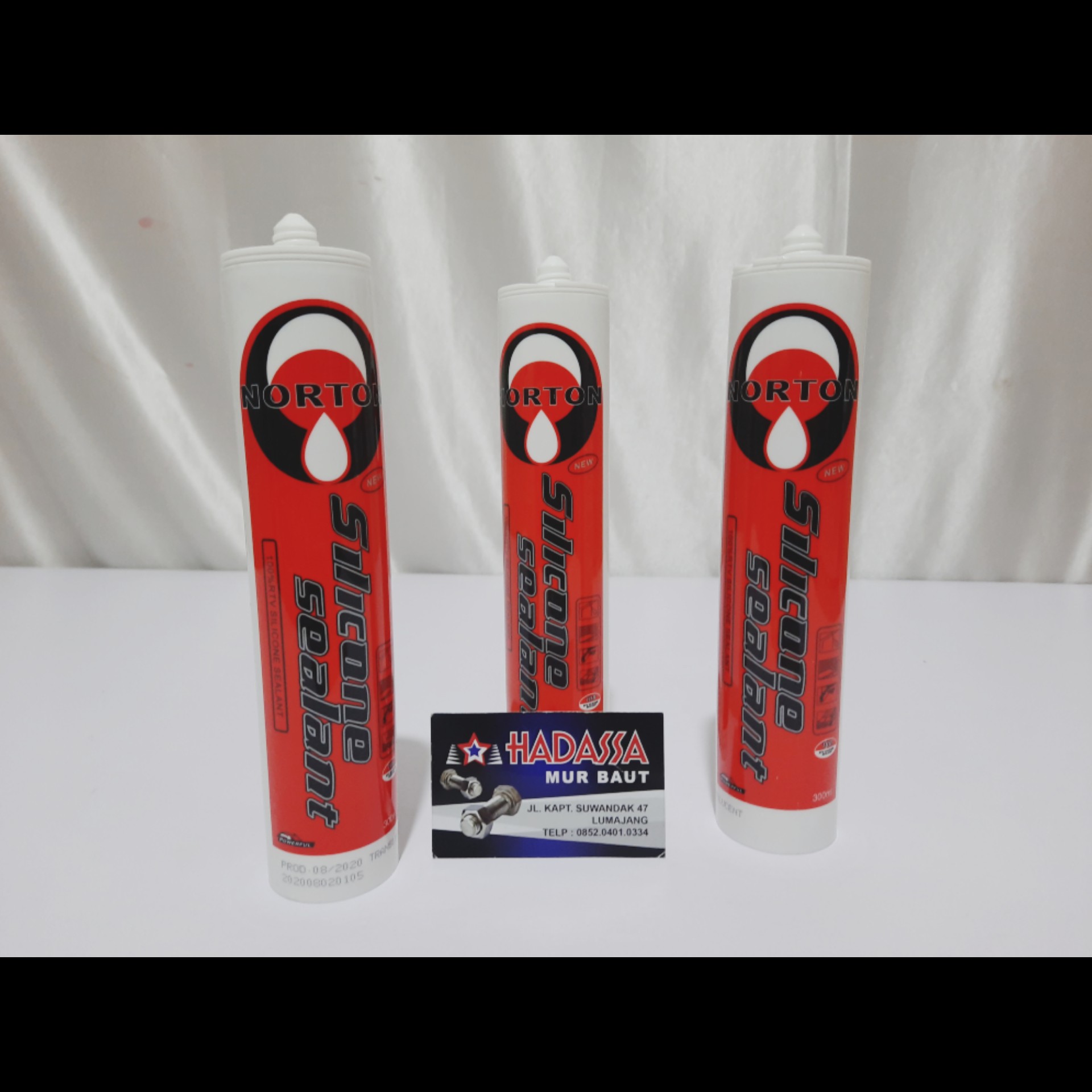 Lem Kaca Norton Silicone Sealant 2