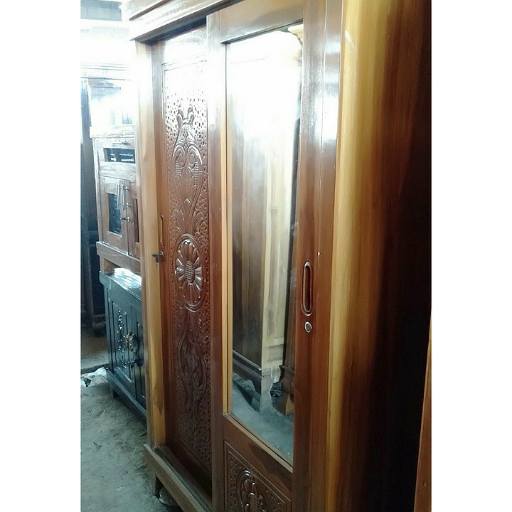 Lemarin Sleding Pintu II Kaca