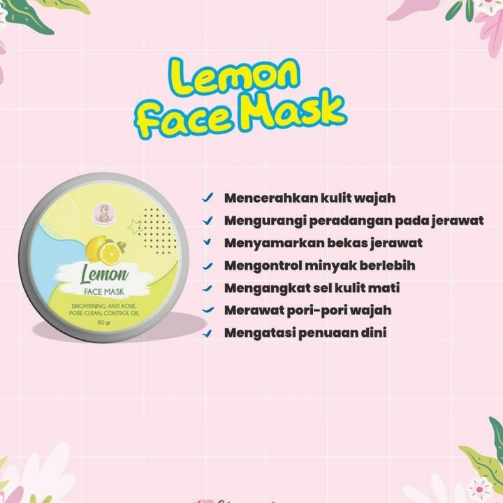 Lemon Face Mask