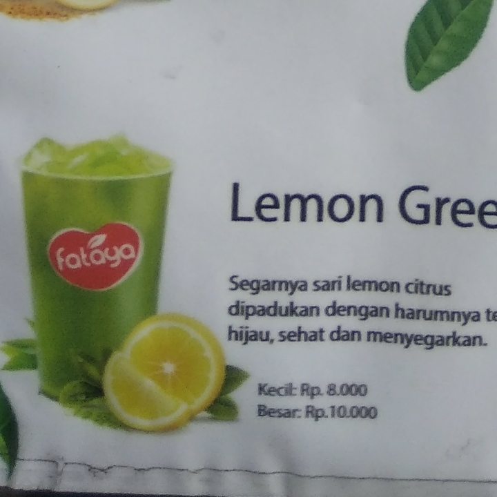 Lemon Green Tea