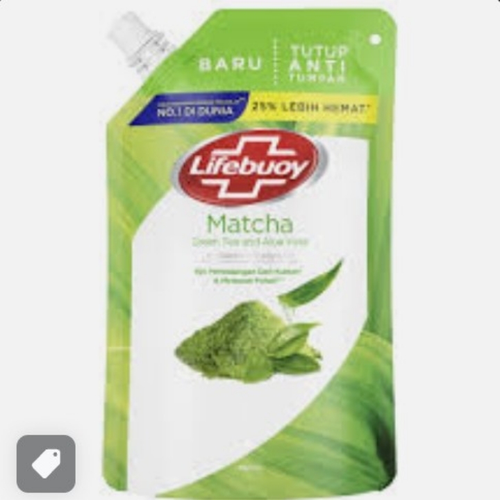 Lifebuoy Refil Matcha Body Wash 450ml