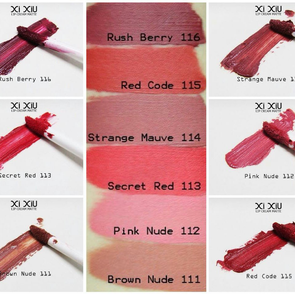 xi xiu lip cream matte