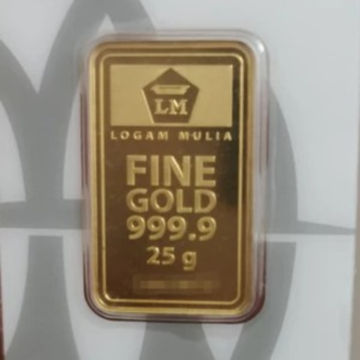 Logam Mulia Emas Lantakan    25 Gram