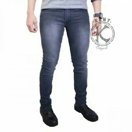 Long Jeans Darkgrey