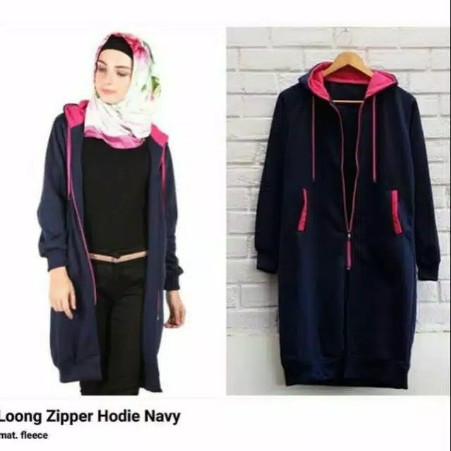 Long zipper hodie 