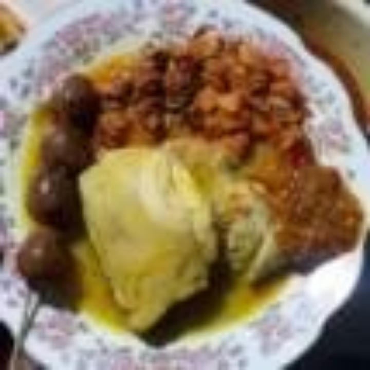 Lontong Opor plus Sate Telur