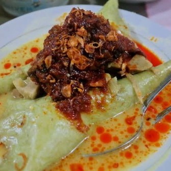 Lontong Sayur Banjar Lauk Telor Bebek