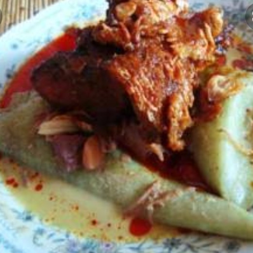 Lontong Sayur Iwak Haruan