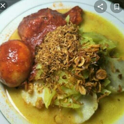 Lontong Sayur Telur Itik