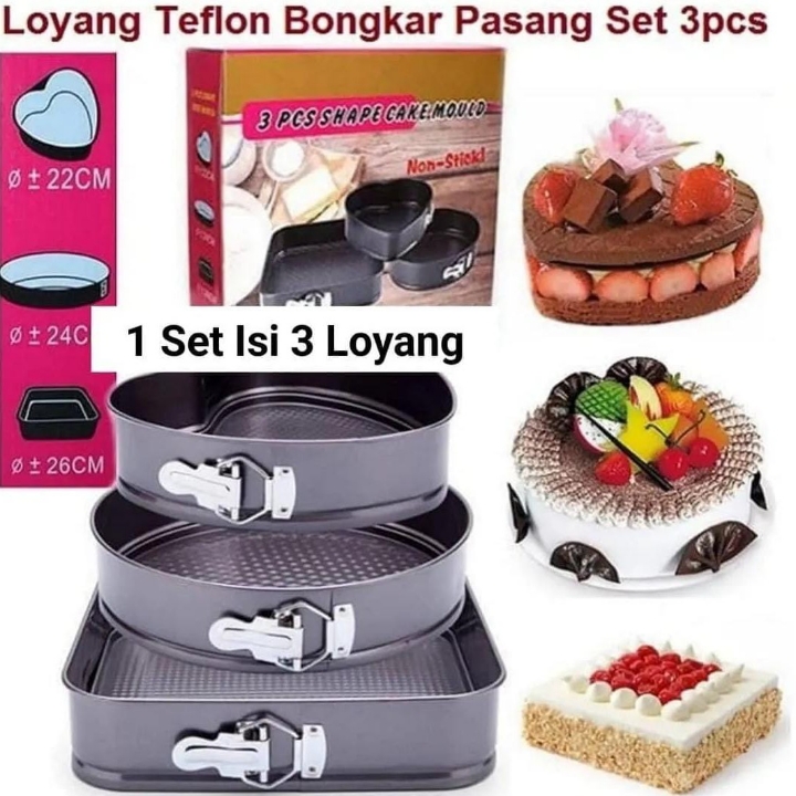 Loyang Kue 3 In 1