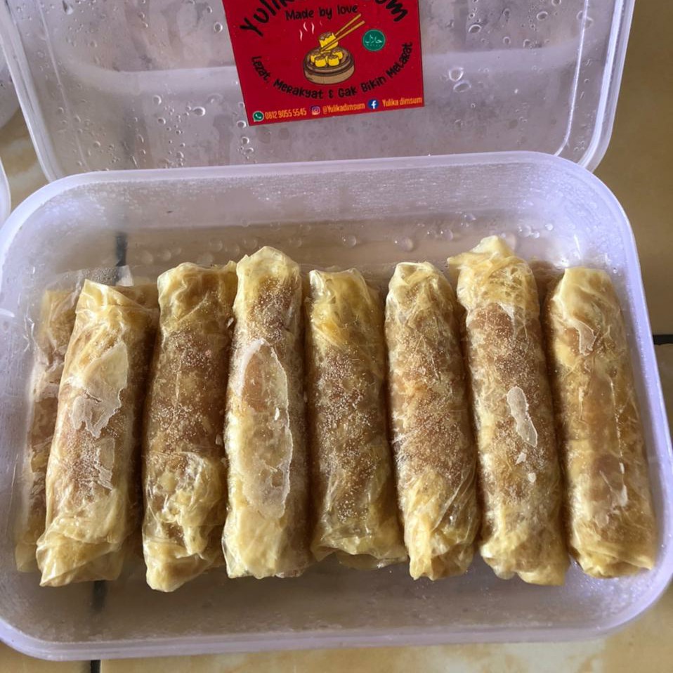 Lumpia Kulit Tahu Frozen  Isi 15