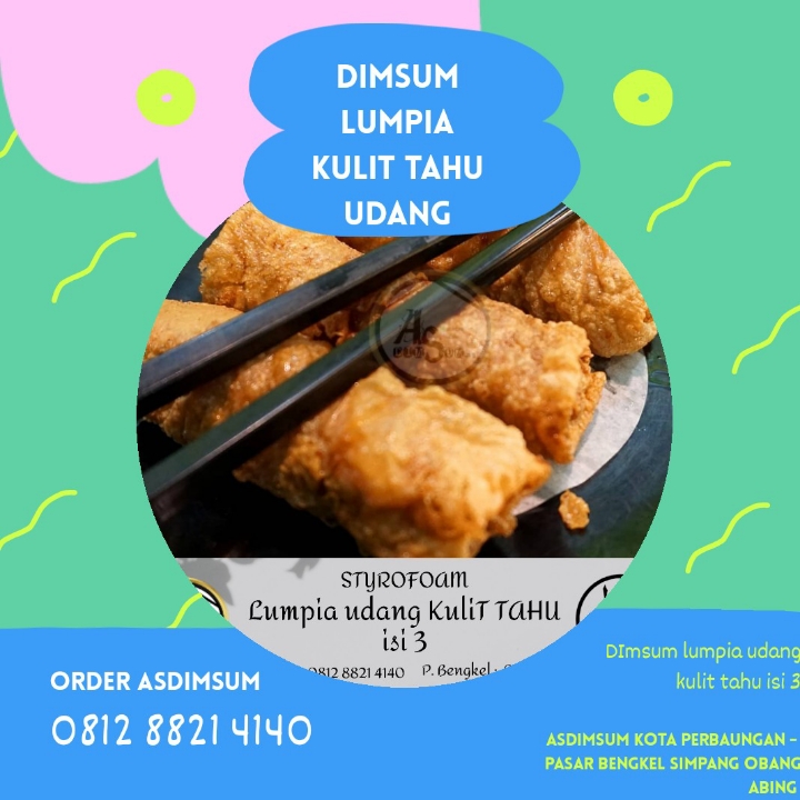 Lumpia Tahu Udang Dimsum Goreng