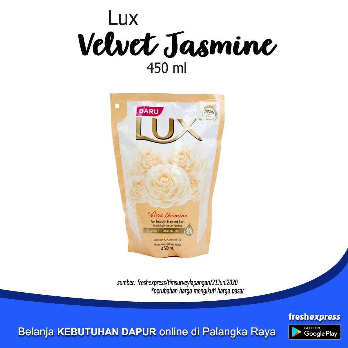 Lux Velvet Jasmine 450 Ml