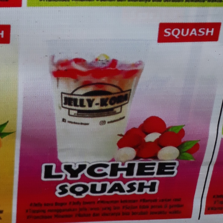 Jelly Kora Lychee Squash