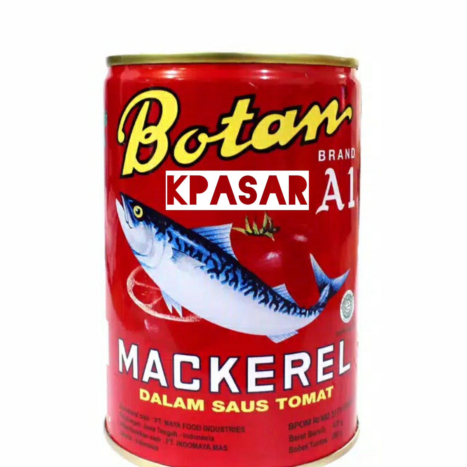 MACKEREL BOTAN KEMASAN 75GR