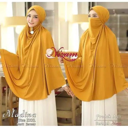 MADINA HIJAB CADAR JADI SATU JUMBO XL 2