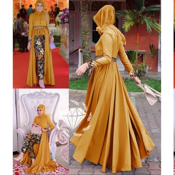 MAFAZA BATIK MUSTARD SET