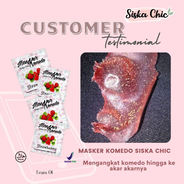 MASKER komedo Siska Chic BPOM 2