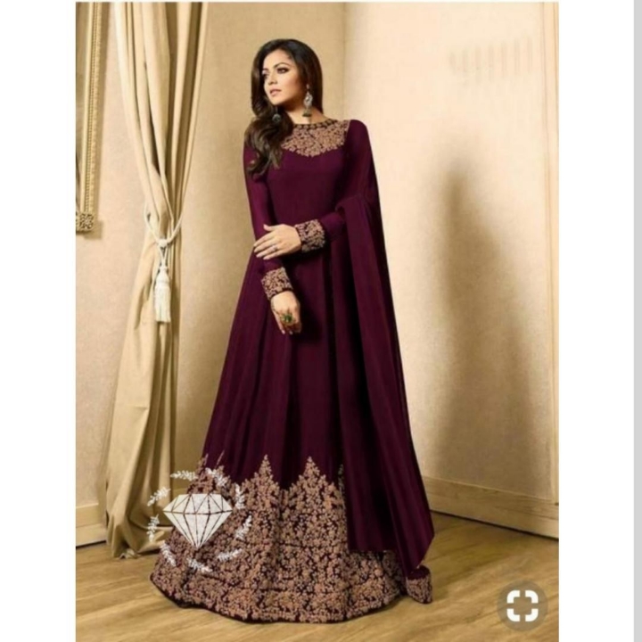 MAXI DRASHTI DHAMI MAROON