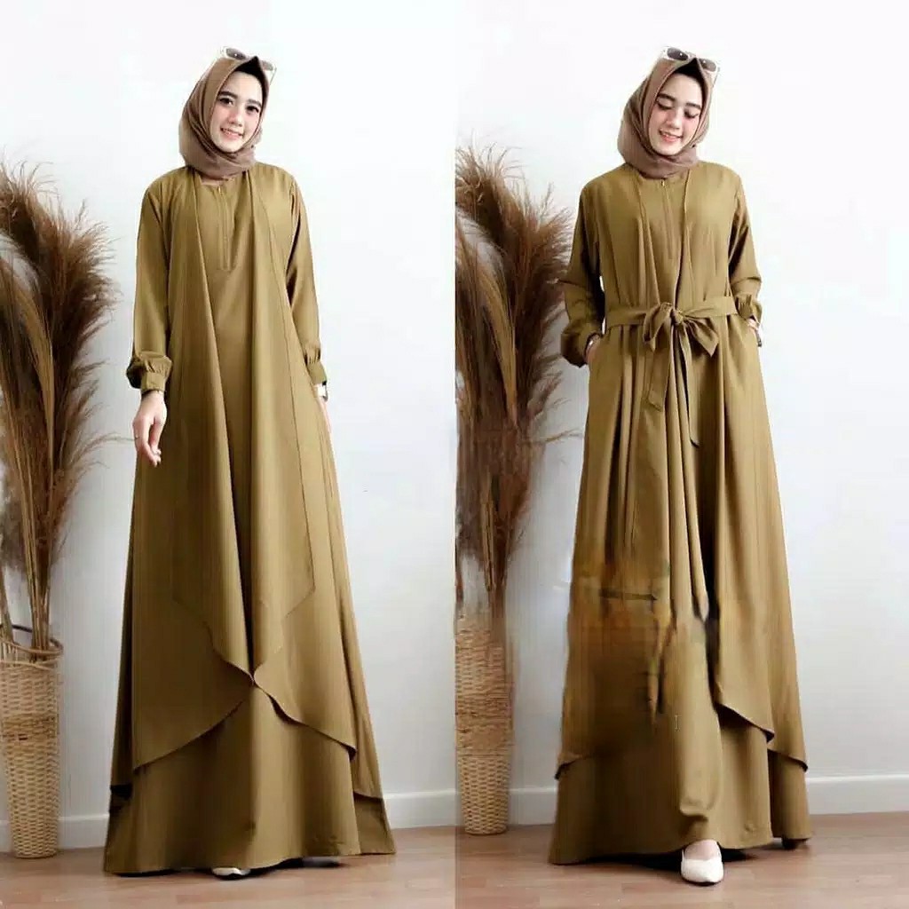 MAXI DRESS CANTIK - ALUNA MAXI BIG SIZE - BAJU WANITA 2