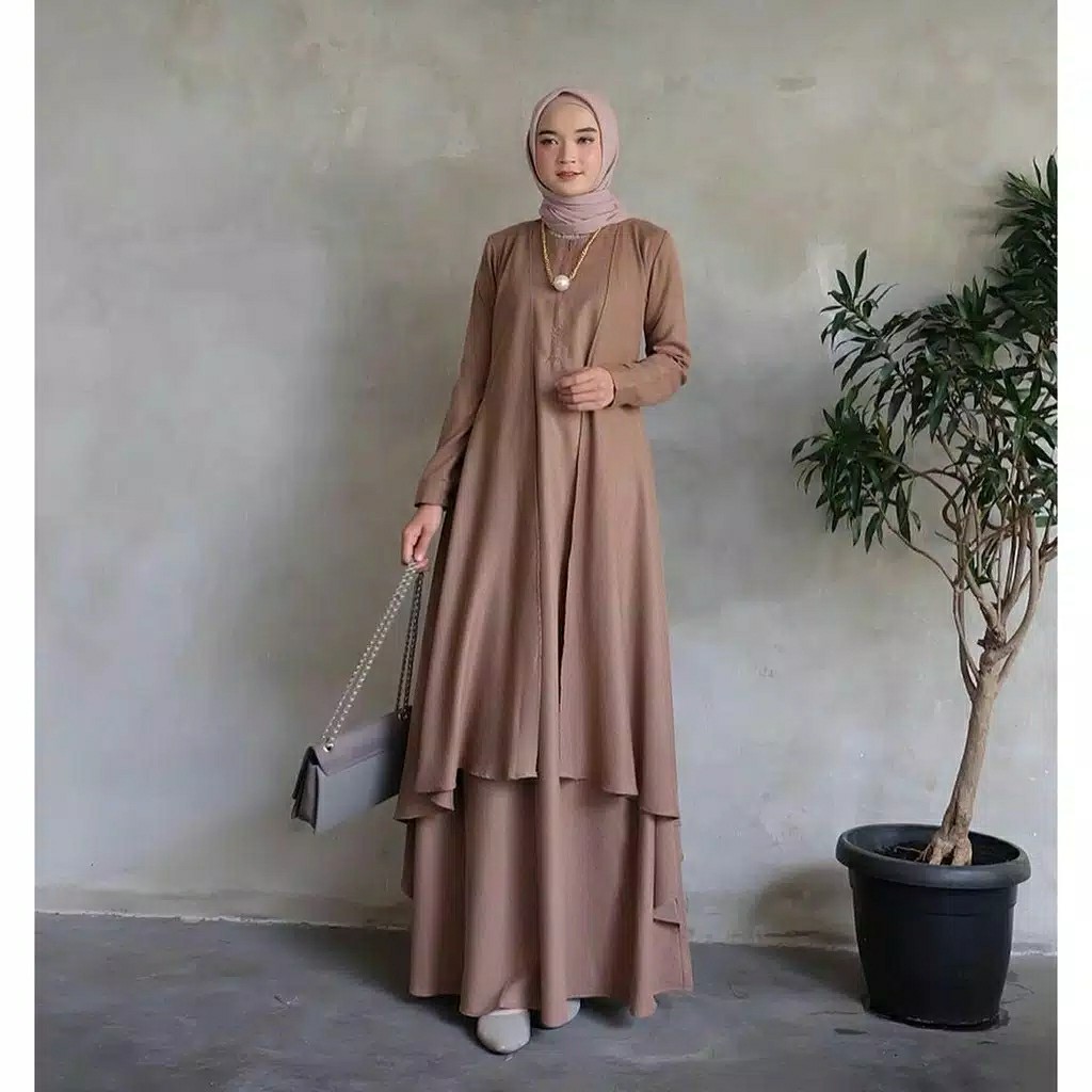 MAXI DRESS CANTIK - ALUNA MAXI BIG SIZE - BAJU WANITA 4