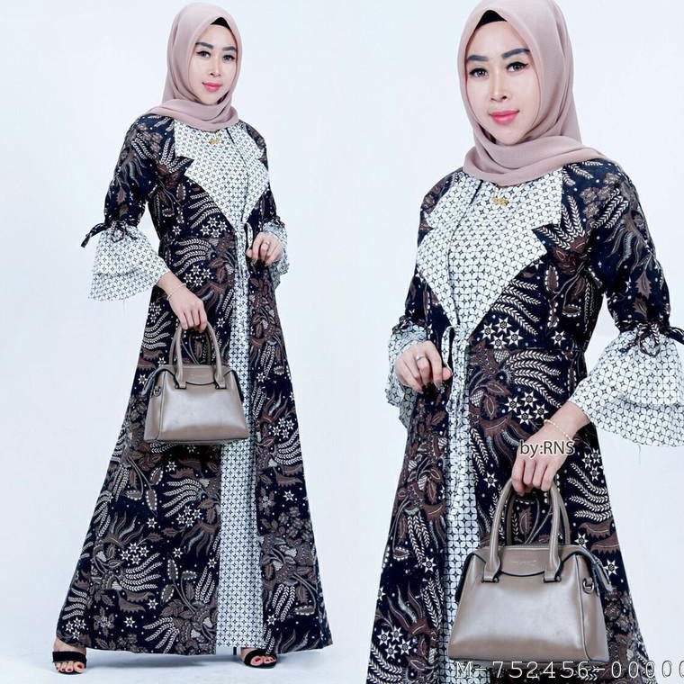 MAXI DRESS GAMIS MUSLIM BATIK 2