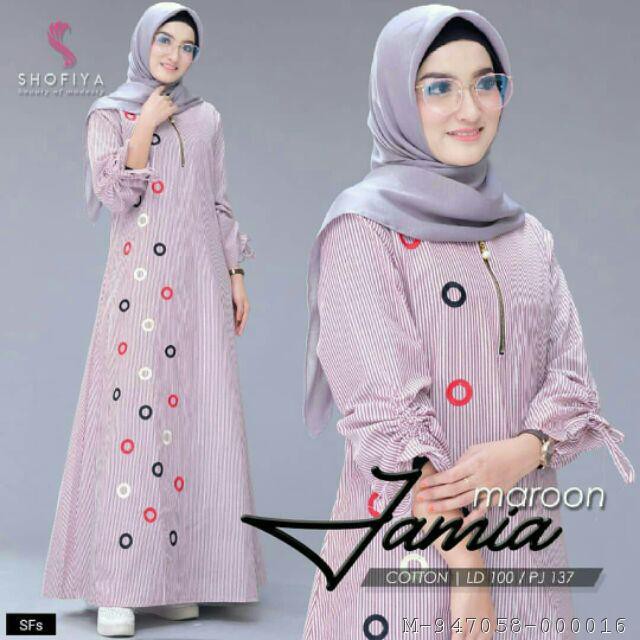 MAXI DRESS MOTIF SALUR JAMMIA 2