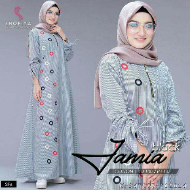 MAXI DRESS MOTIF SALUR JAMMIA 3