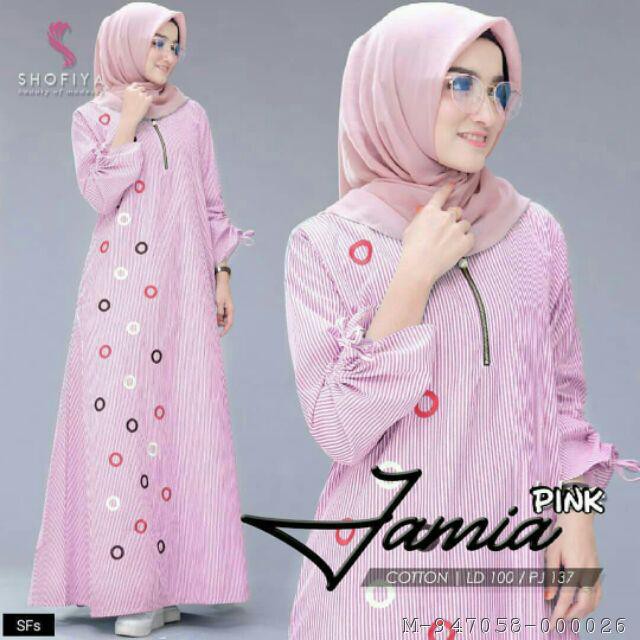 MAXI DRESS MOTIF SALUR JAMMIA 4