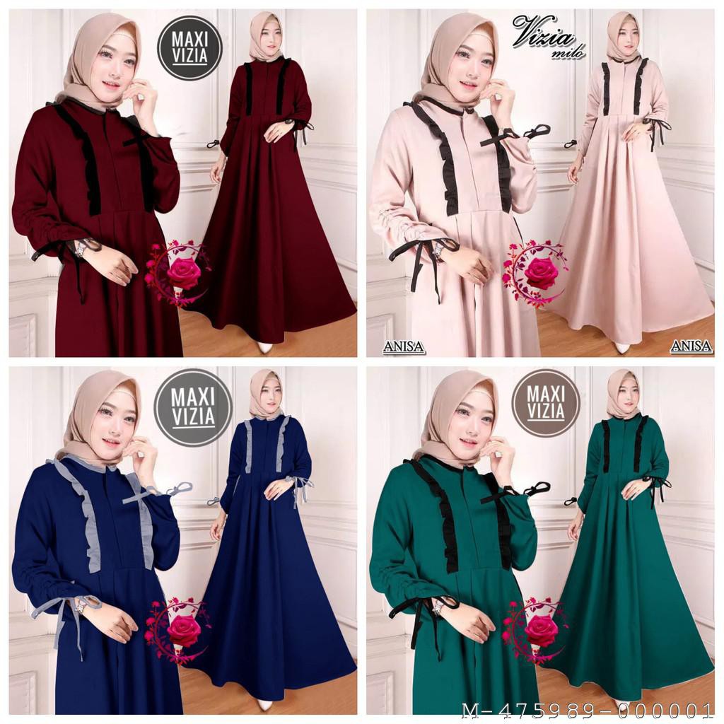 MAXI DRESS MUSLIM WANITA LIZA