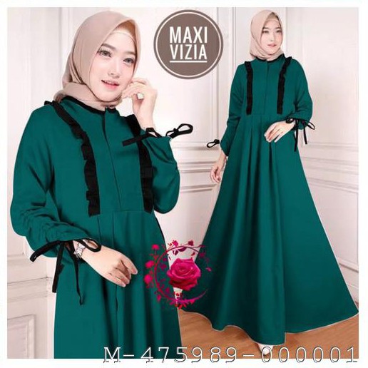 MAXI DRESS MUSLIM WANITA LIZA 2