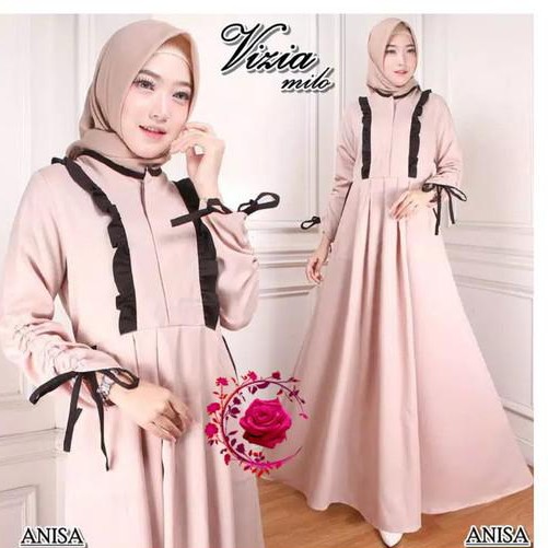 MAXI DRESS MUSLIM WANITA LIZA 3