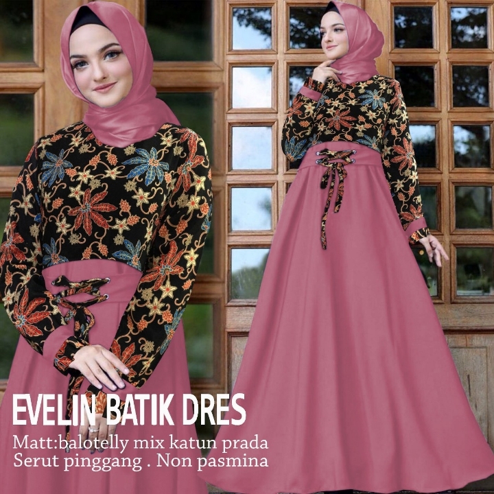 MAXI EVELYN BATIK DUSTY