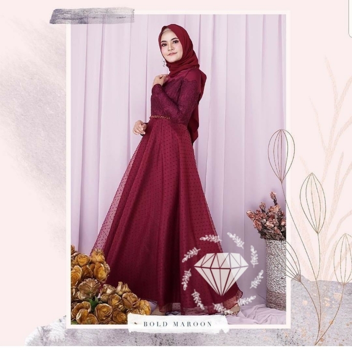 MAXI FRIELY MAROON