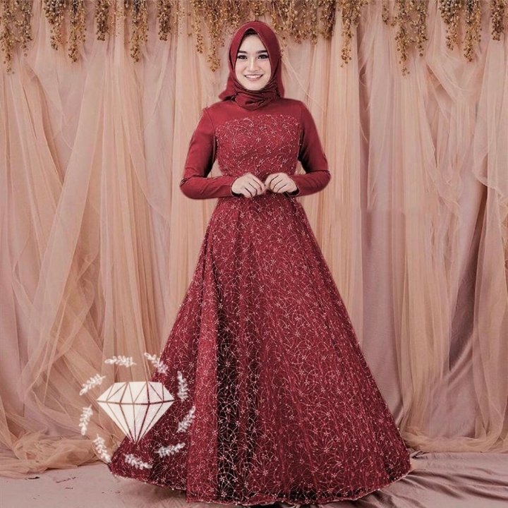 MAXI SNOW MAROON