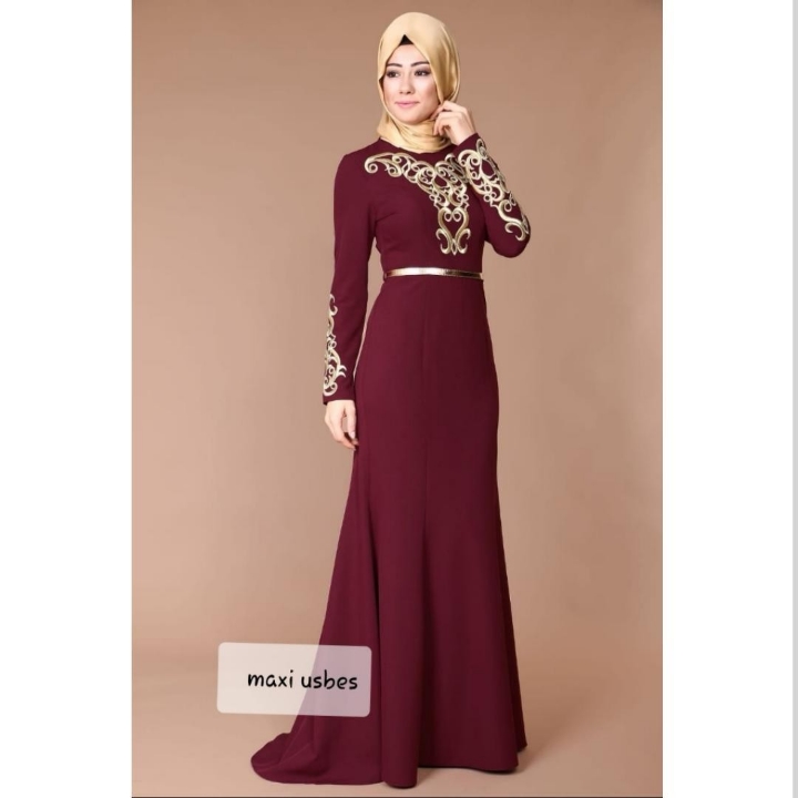 MAXI USBES MAROON