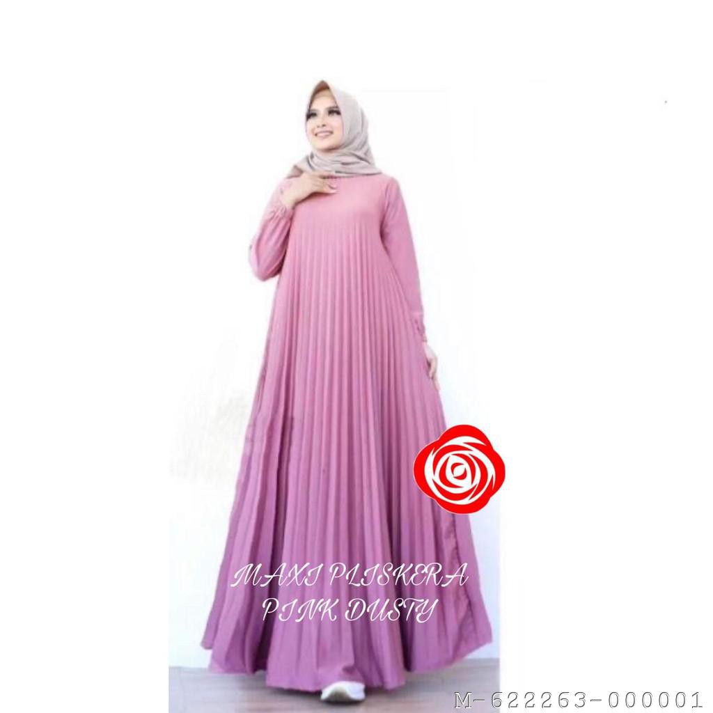 MAXY DRESS WANITA MX PLISKERA