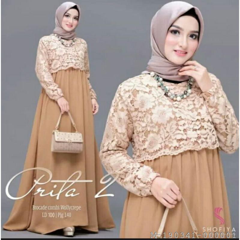 MAXY DRESS WANITA PRITA MOSCREPE