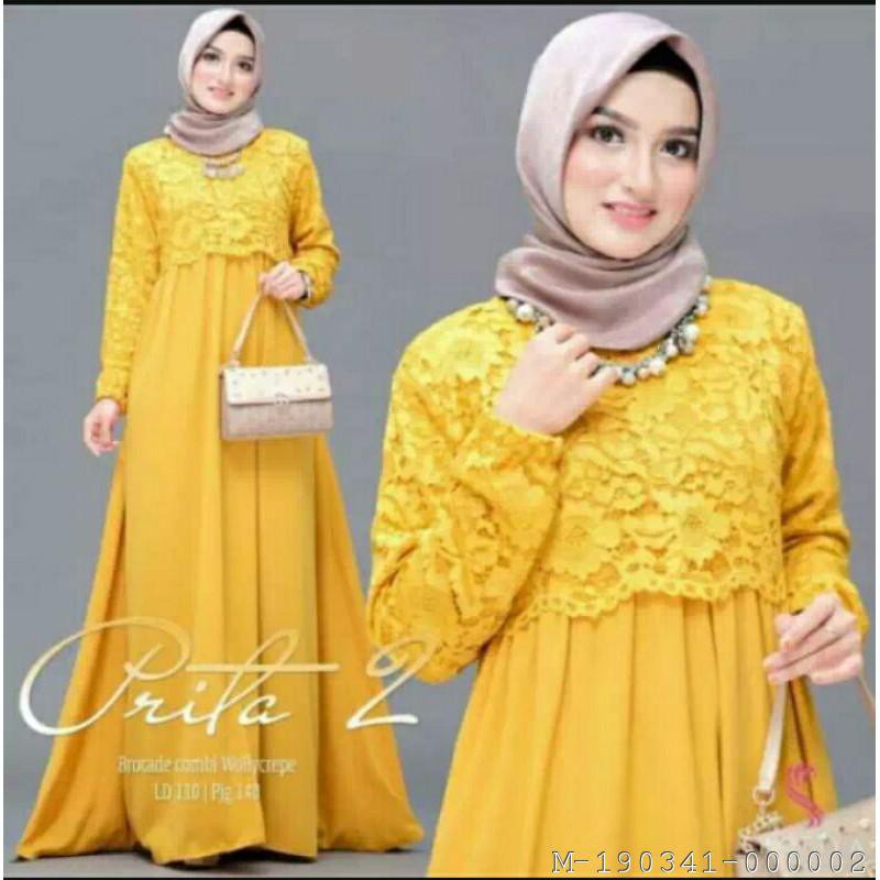 MAXY DRESS WANITA PRITA MOSCREPE 2