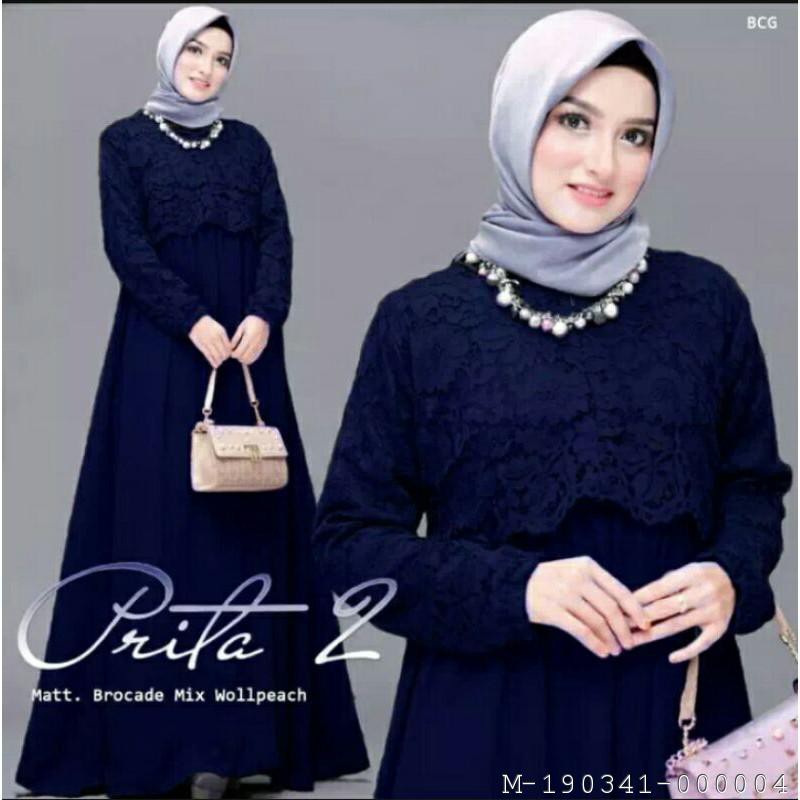 MAXY DRESS WANITA PRITA MOSCREPE 4