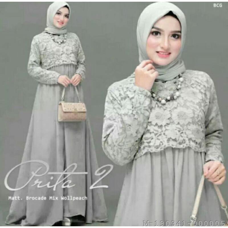 MAXY DRESS WANITA PRITA MOSCREPE 5