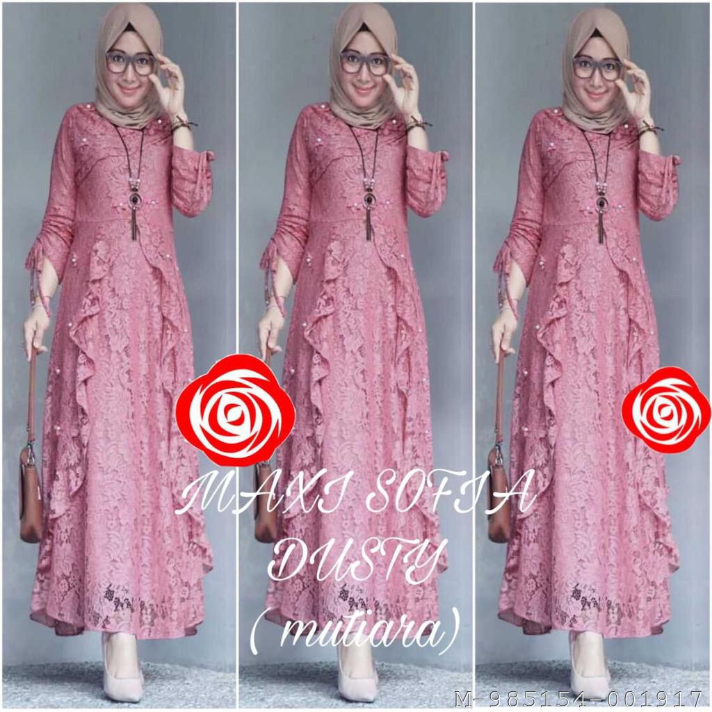 MAXY DRESS WANITA SOFIA BRUKAT