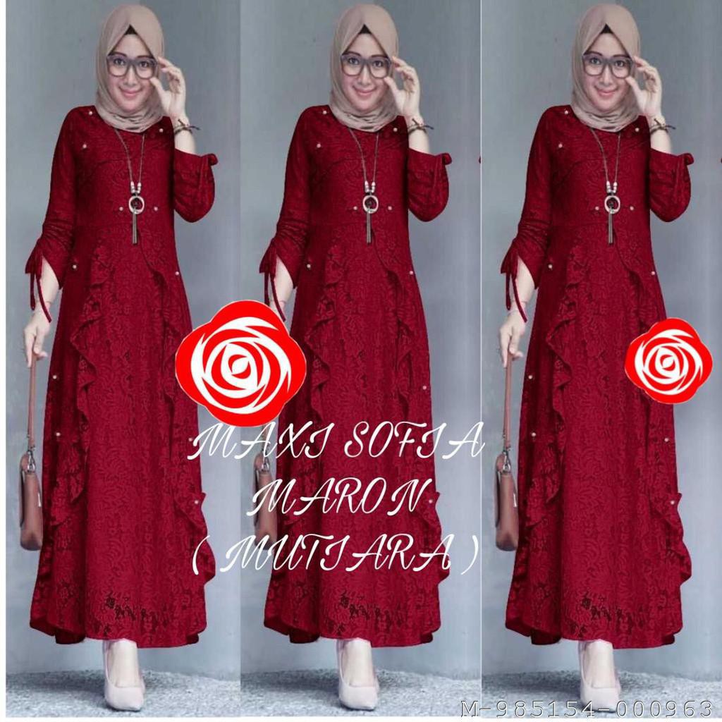 MAXY DRESS WANITA SOFIA BRUKAT 4