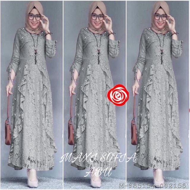 MAXY DRESS WANITA SOFIA BRUKAT 5