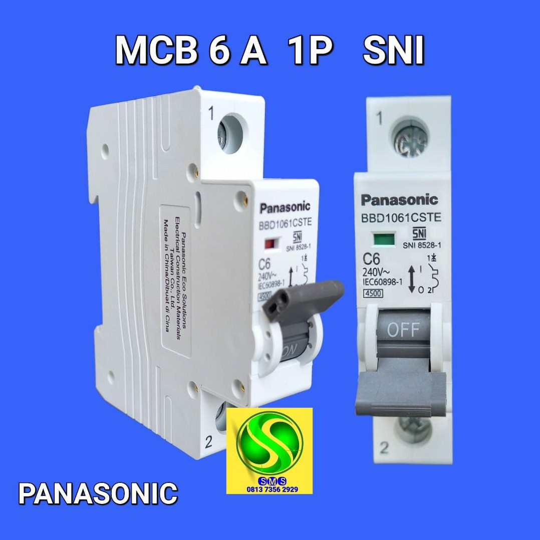 MCB 6 A 1P SNI PANASONIC