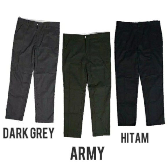 Celana Panjang Distro - Long Pants Bahan Twill 2