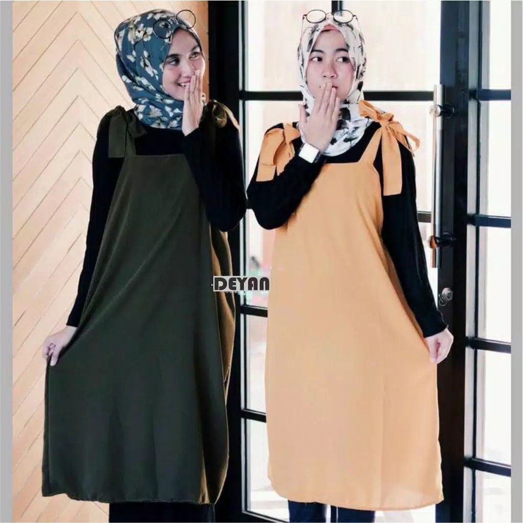 MIDYA MIDI TUNIK  OUTER OVERALL WOLFIS PREMIUM 2