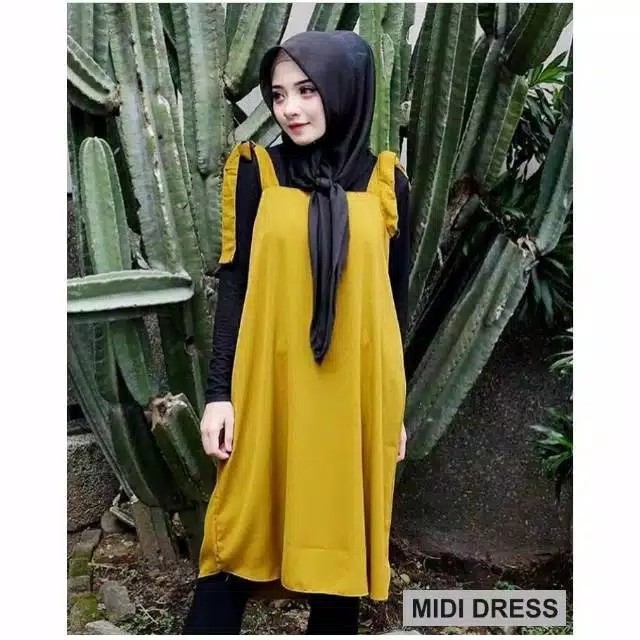 MIDYA MIDI TUNIK  OUTER OVERALL WOLFIS PREMIUM 3