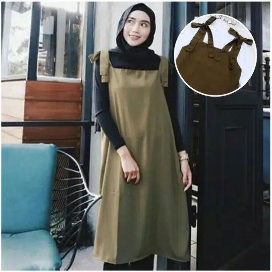 MIDYA MIDI TUNIK  OUTER OVERALL WOLFIS PREMIUM 4