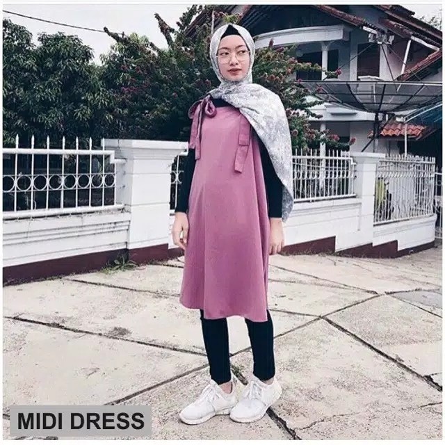 MIDYA MIDI TUNIK  OUTER OVERALL WOLFIS PREMIUM 5